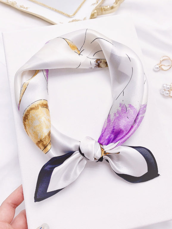[P047] SilkSilky Pure Silk Scarf 001