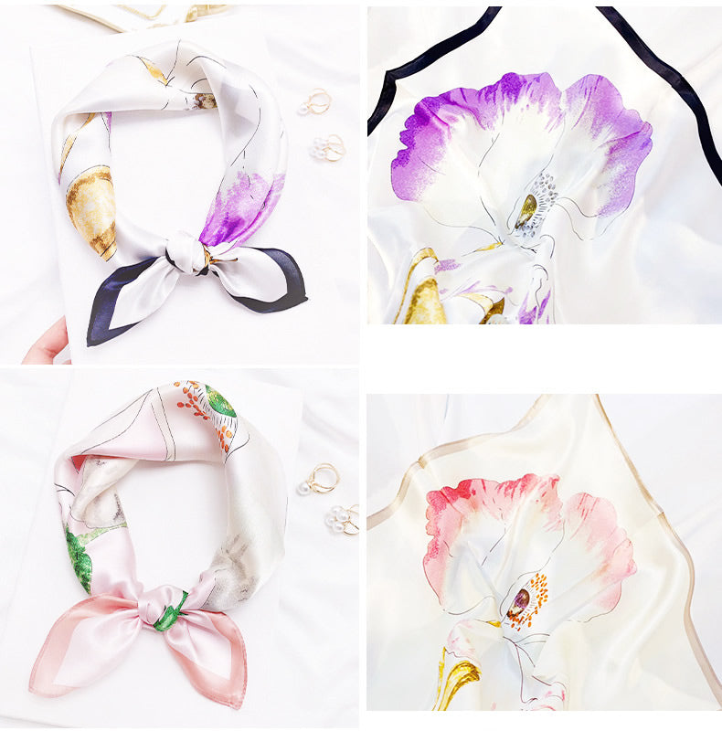 [P047] SilkSilky Pure Silk Scarf 003