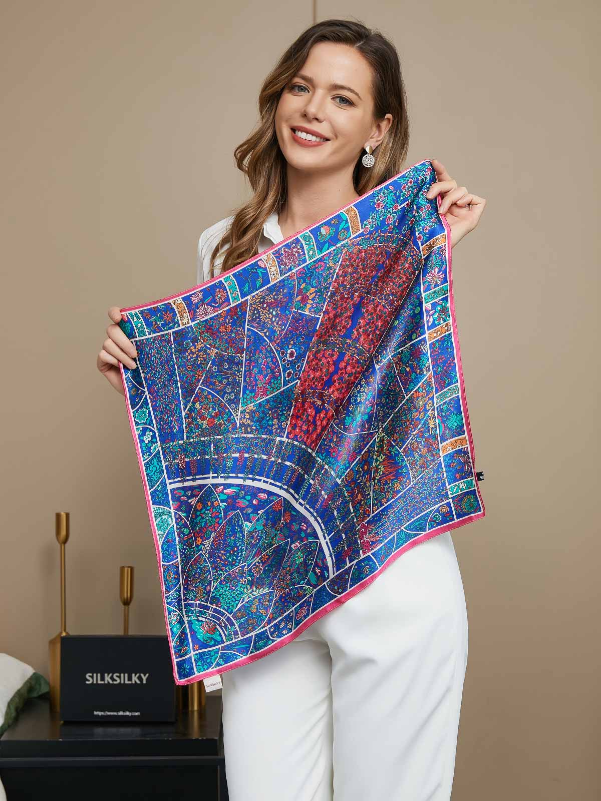 [P049] SilkSilky Pure Silk Scarf 001