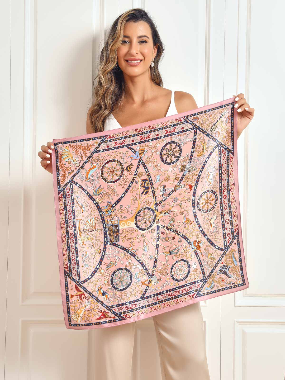 [P058] SilkSilky Pure Silk Scarf 001