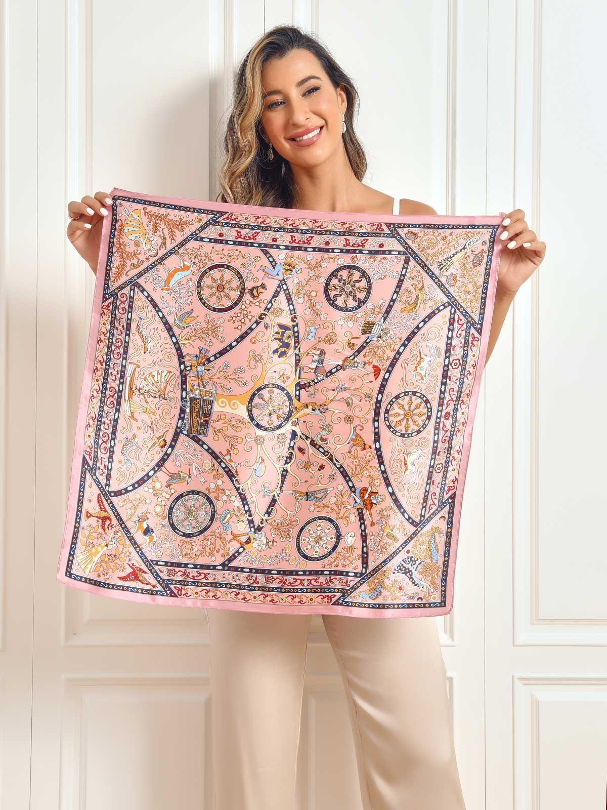 [P058] SilkSilky Pure Silk Scarf 003