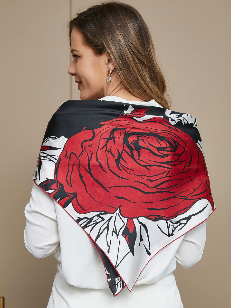 [P071] SilkSilky Pure Silk Scarf 003