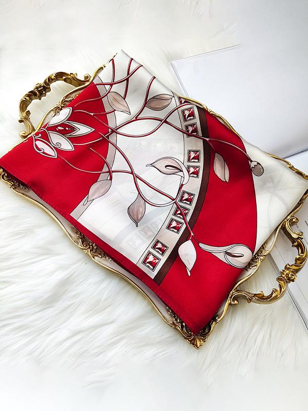 [P082] SilkSilky Pure Silk Scarf 002