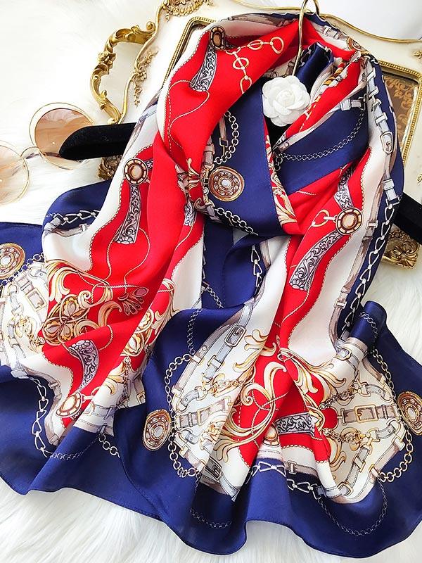 [P083] SilkSilky Pure Silk Scarf 001