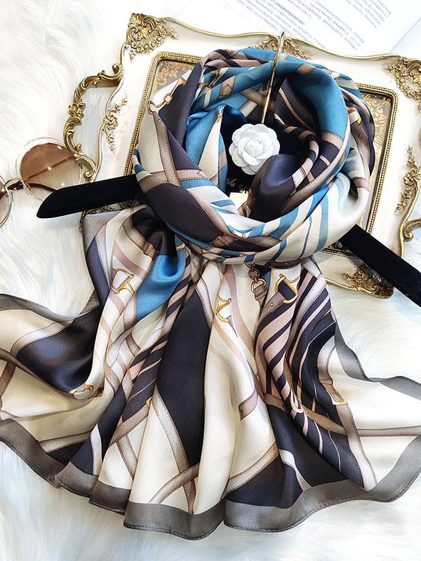 [P087] SilkSilky Pure Silk Scarf 002