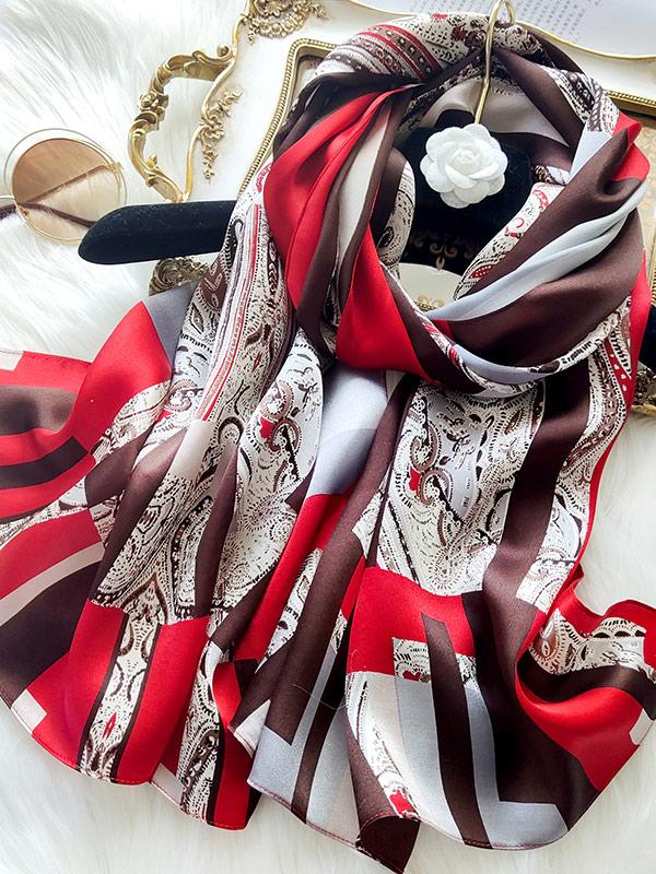 [P088] SilkSilky Pure Silk Scarf 001
