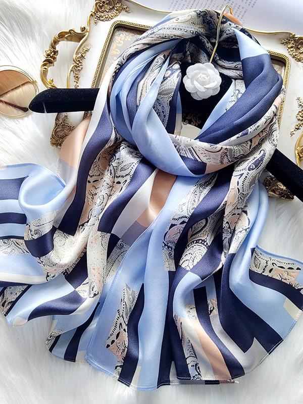 [P089] SilkSilky Pure Silk Scarf 001