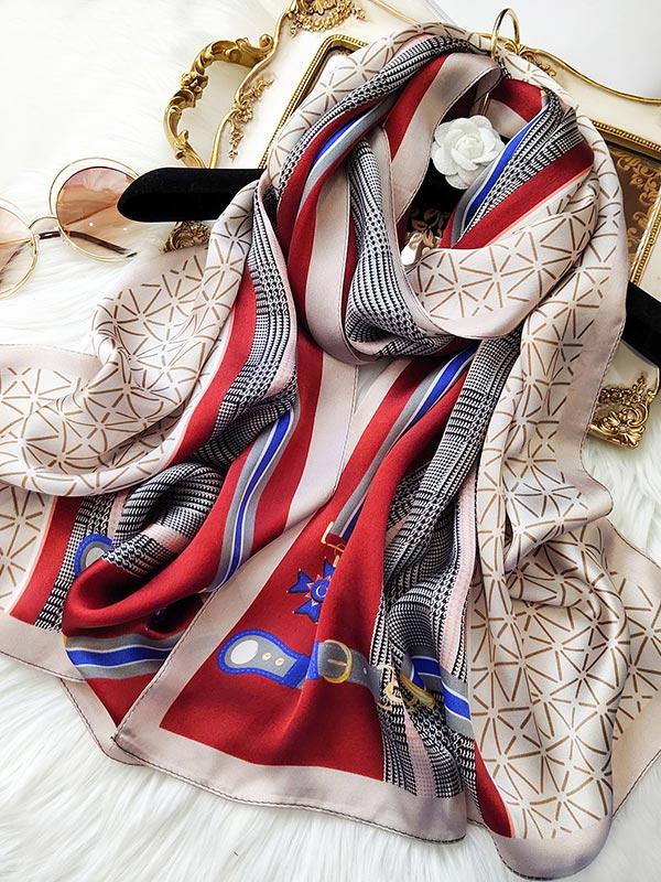 [P090] SilkSilky Pure Silk Scarf 001