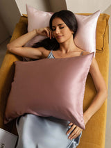 [PaleMauve+LightPink] SilkSilky 19Momme Pure Silk Pillowcase 004