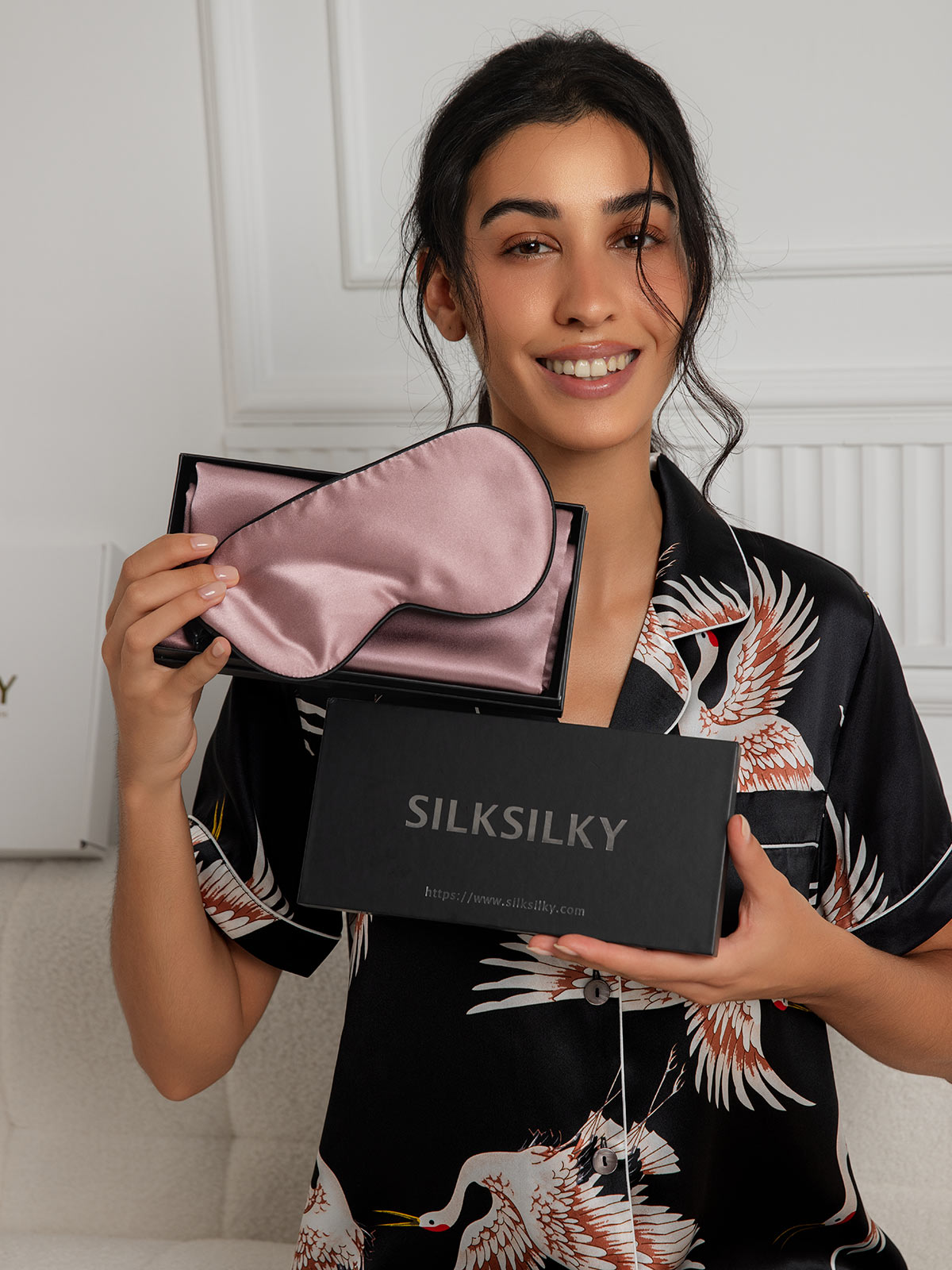 [Pale Mauve] SilkSilky 19Momme Pure Silk Pillowcase Set 001