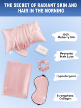 [Pale Mauve] SilkSilky 19Momme Pure Silk Pillowcase Set 002
