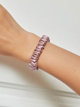 [Pale Mauve] SilkSilky  Scrunchie 001