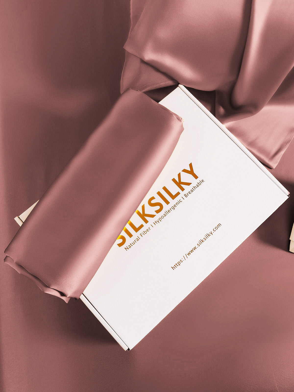 [Pale Mauve] SilkSilky 22Momme Pure Silk Pillowcase 007
