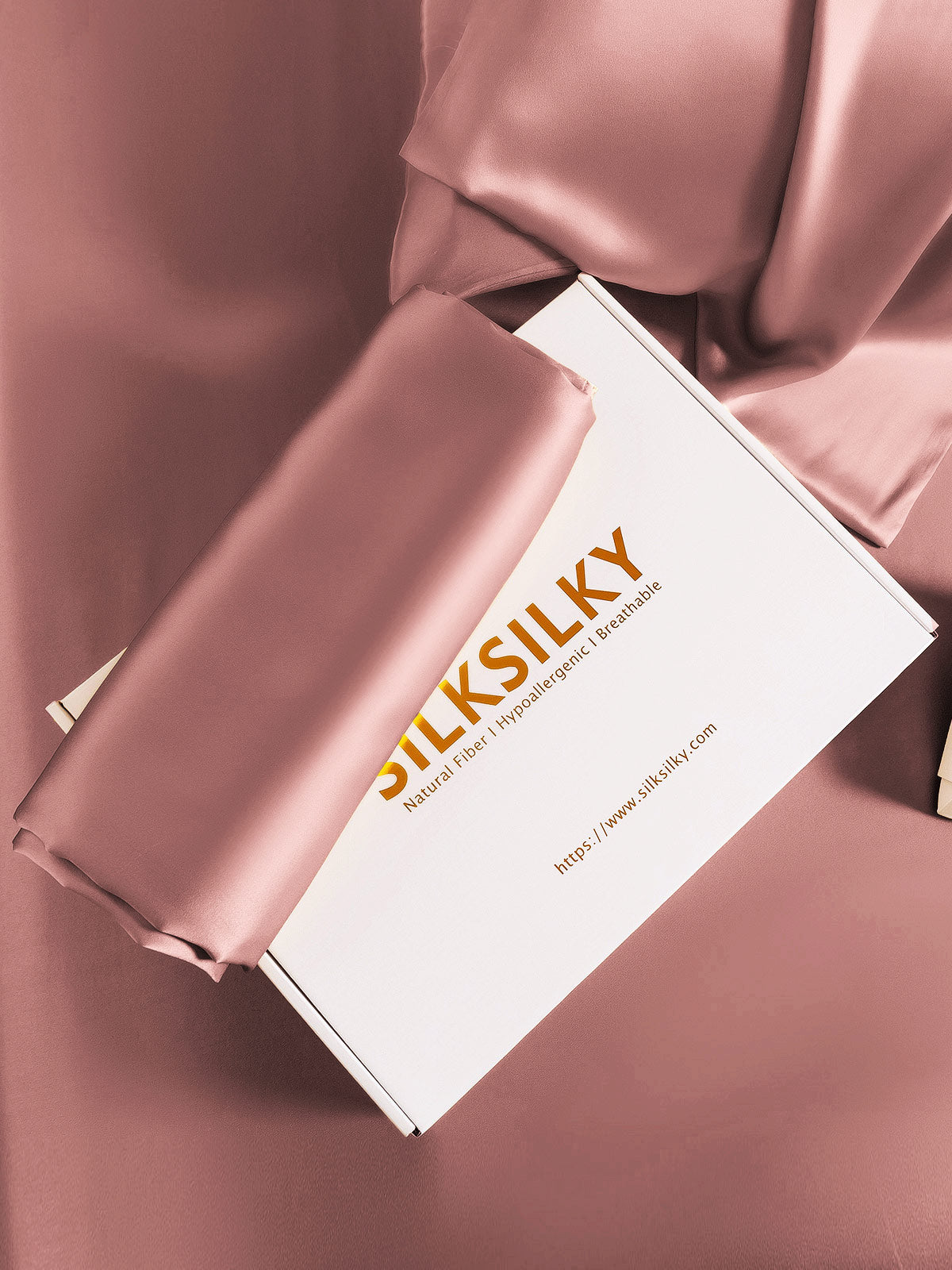 [Pale Mauve] SilkSilky 30Momme Pure Silk Pillowcase 006