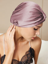 [Pale Mauve] SilkSilky  Sleep Cap 002