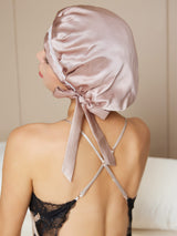 [Pale Mauve] SilkSilky  Sleep Cap 003