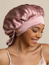 [Pale Mauve] SilkSilky  Sleep Cap 006