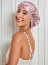 [Pale Mauve] SilkSilky  Sleep Cap 004