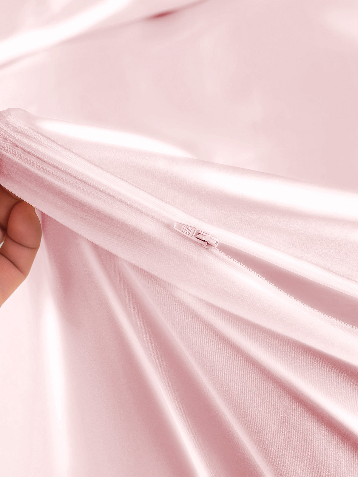 [Pink] SilkSilky 19Momme Pure Silk Bedding Set 005