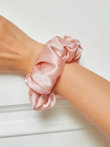 [Pink] SilkSilky  Scrunchie 001