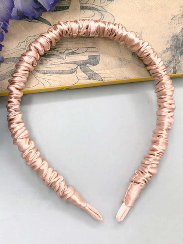 [Pink] SilkSilky 19Momme Pure Silk Scrunchie 003