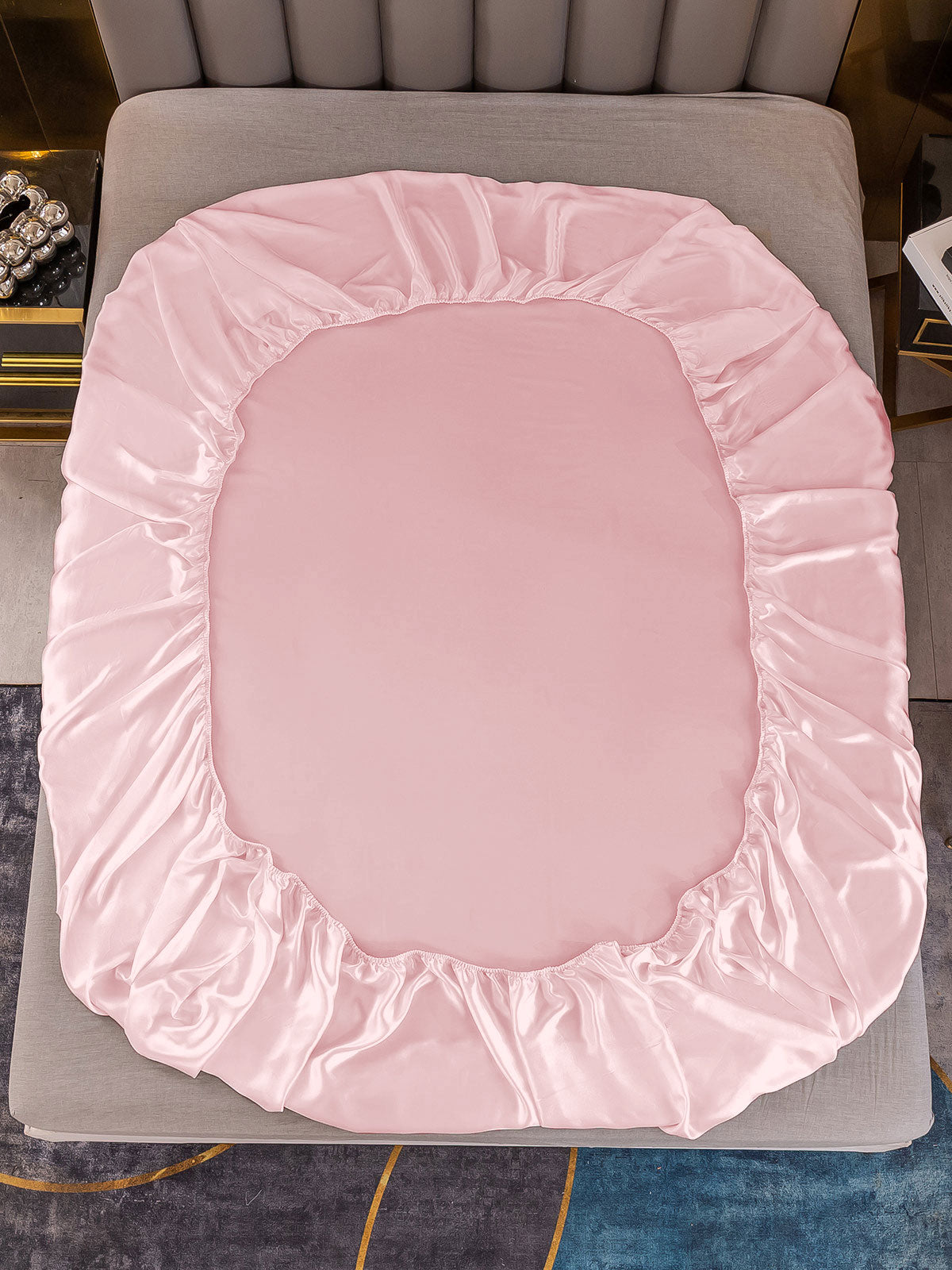 [Pink] SilkSilky 19Momme Pure Silk Sheet 003