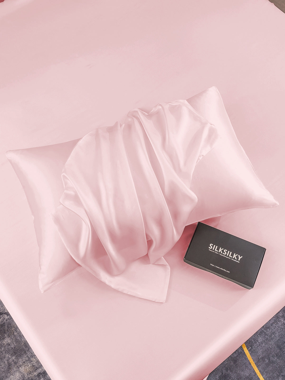 [Pink] SilkSilky 30Momme Pure Silk Pillowcase 004