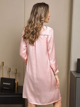 [Pink] SilkSilky  Nightshirt 005