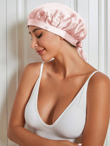 [Pink] SilkSilky  Sleep Cap 003