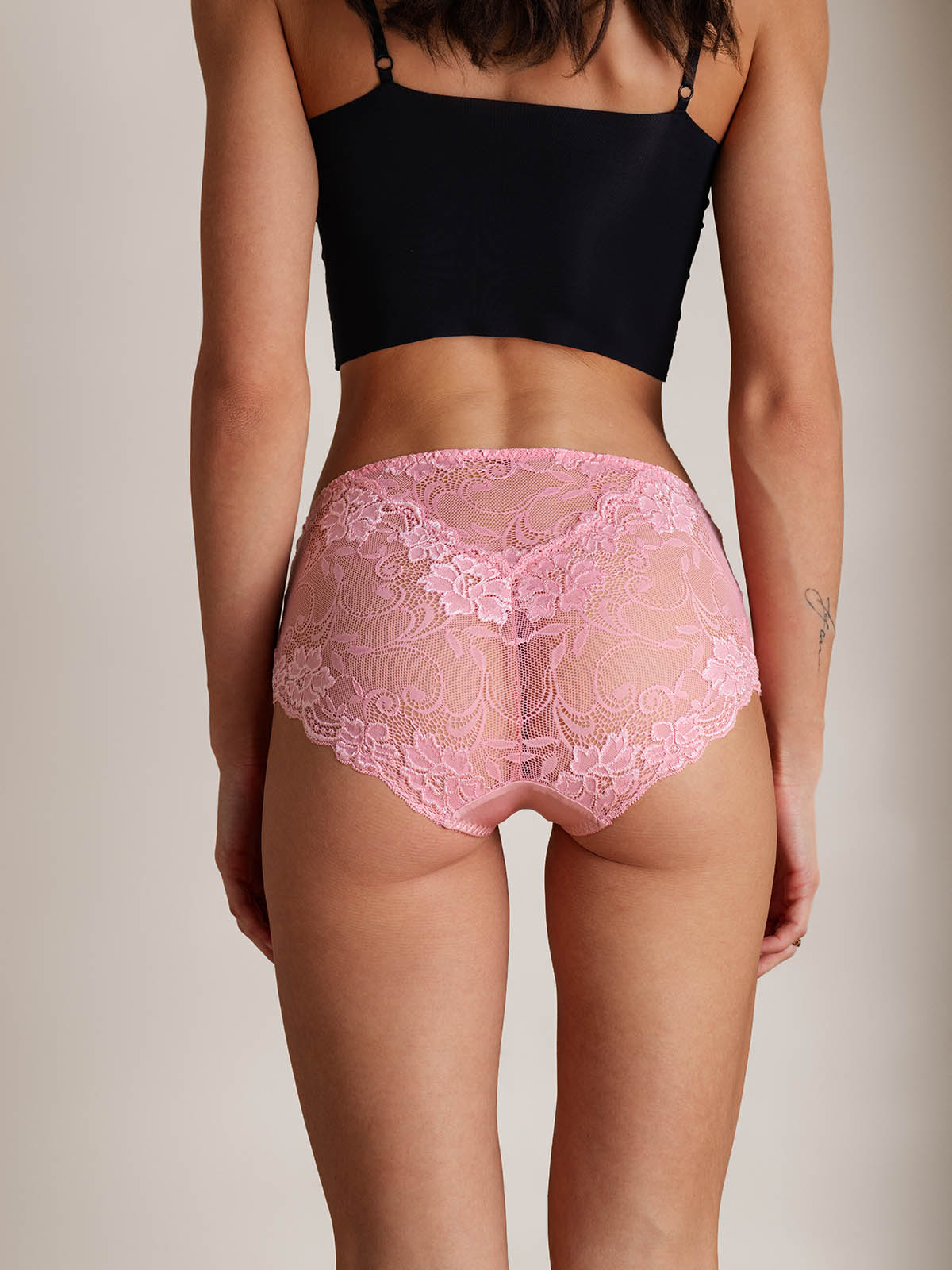 [Pink] SilkSilky  Silk Knitted Panty 003
