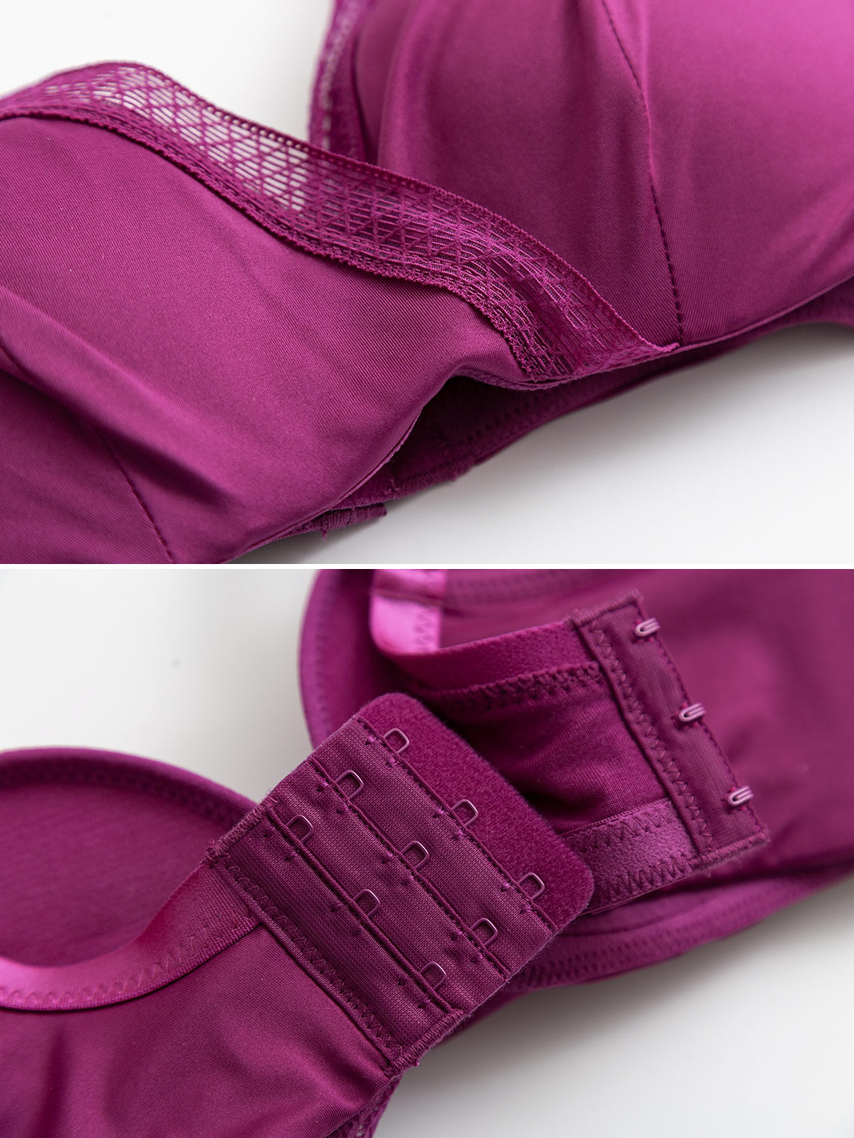 [Purple] SilkSilky Silk Knitted Bra 005