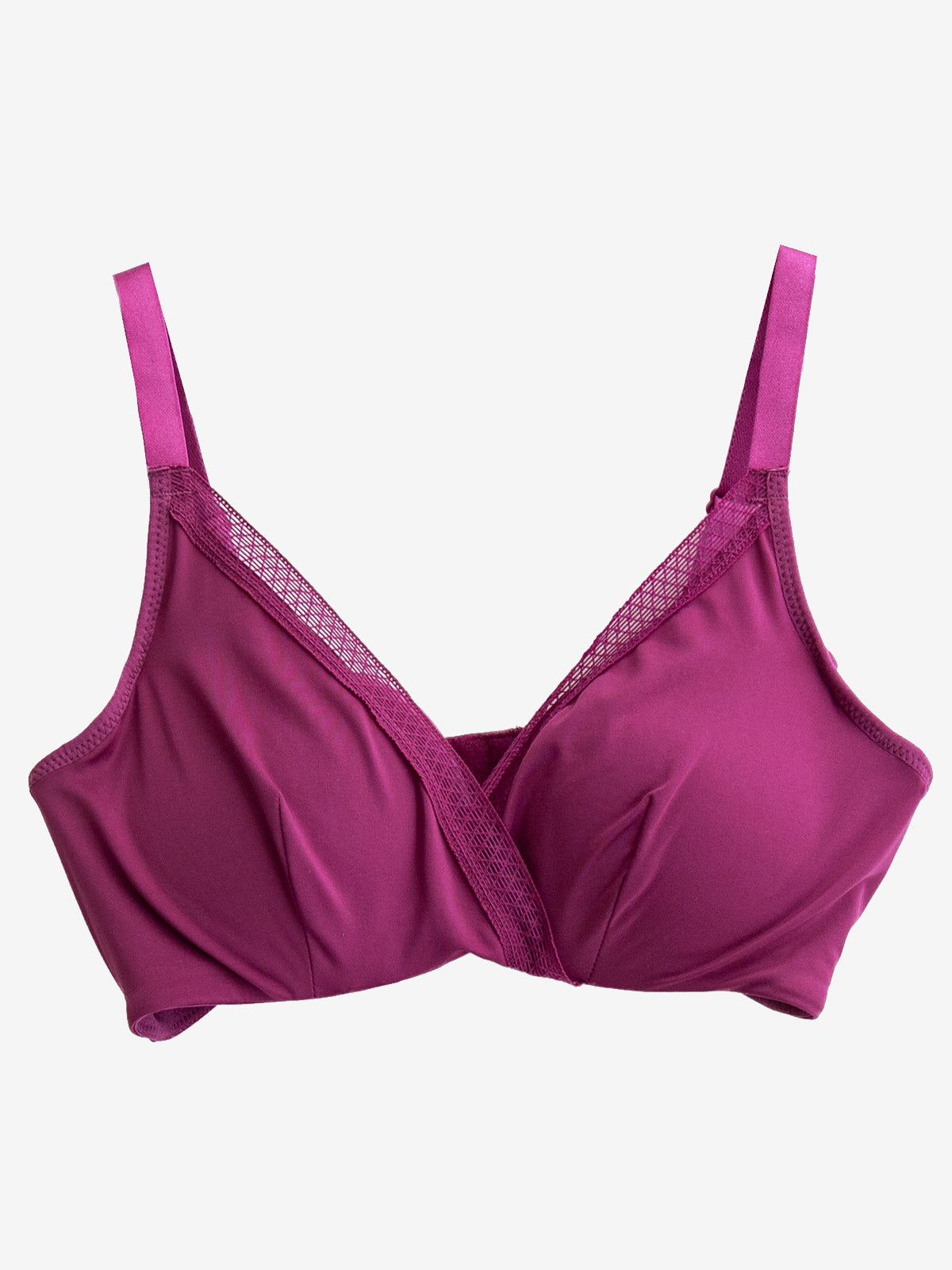 [Purple] SilkSilky Silk Knitted Bra 006