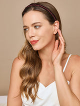 [Red] SilkSilky  19Momme Scrunchie 003