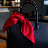 [Red] SilkSilky  Scarf 006