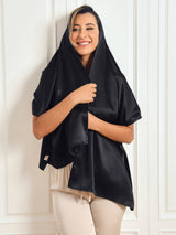 [Black] SilkSilky  Scarf 005