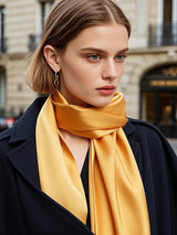 [Champagne] SilkSilky  Scarf 001
