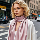 [Lavender] SilkSilky  Scarf 001