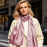 [Lavender] SilkSilky  Scarf 002
