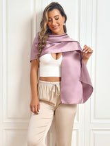 [Lavender] SilkSilky  Scarf 004