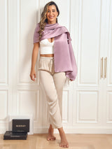 [Lavender] SilkSilky  Scarf 005