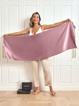 [Lavender] SilkSilky  Scarf 009
