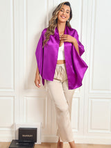 [Purple] SilkSilky  Scarf 005