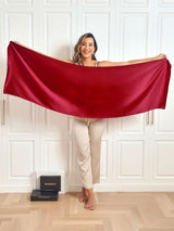 [Wine] SilkSilky  Scarf 005
