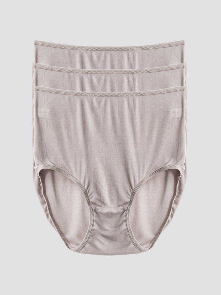 SilkSilky  Silk Knitted Panty Gray 002