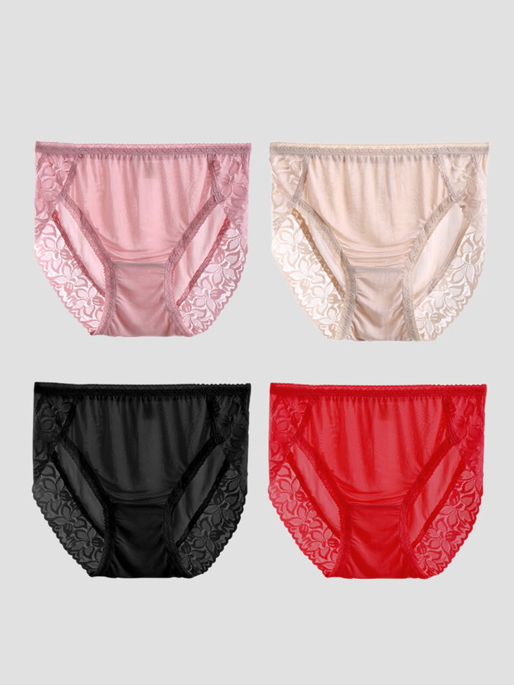 SilkSilky  Silk Knitted Panty Multi 003