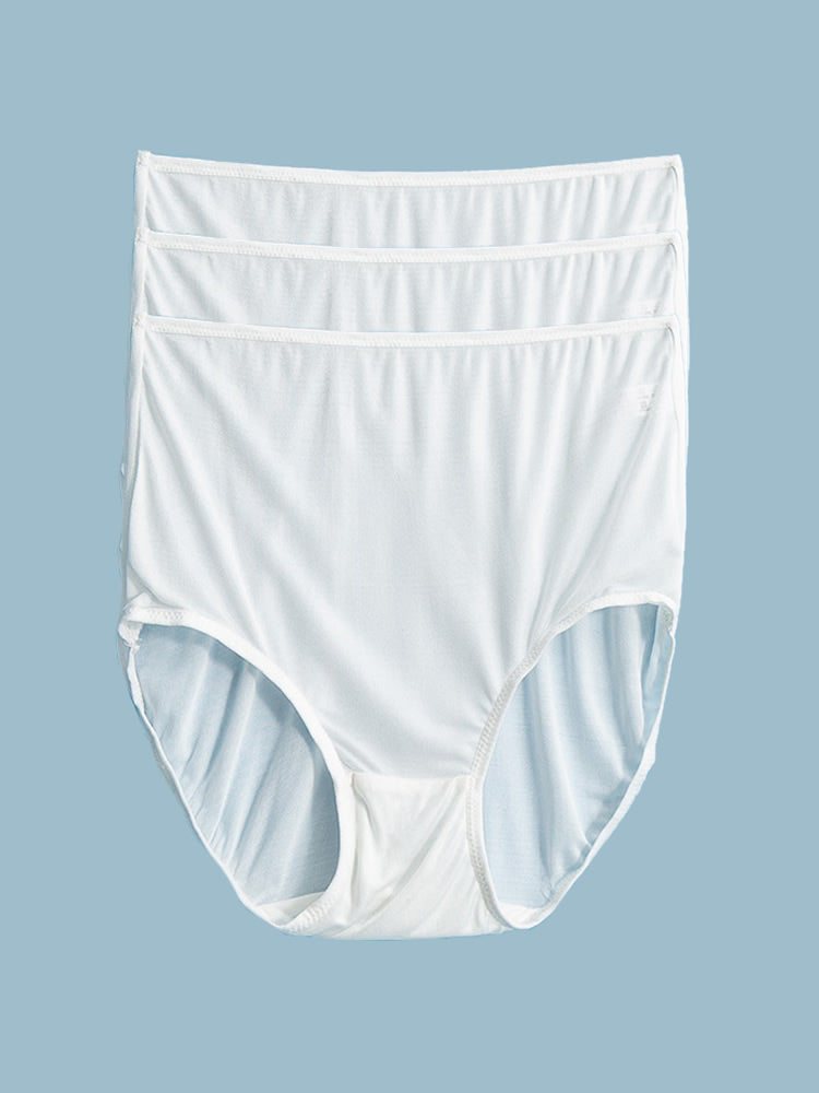 SilkSilky  Silk Knitted Panty White 003