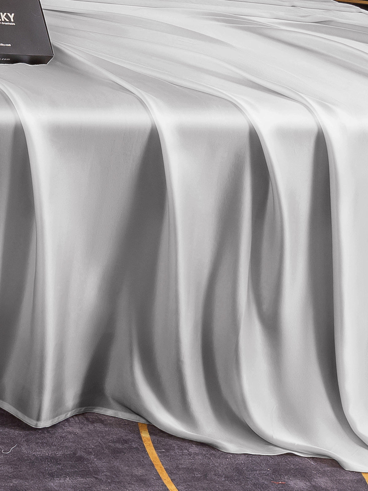 [Silver] SilkSilky 19Momme Pure Silk Bedding Set 005