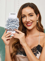 [Silver] SilkSilky  Scrunchie 001