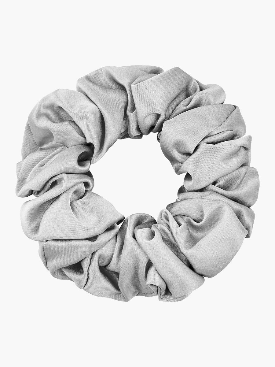 [Silver] SilkSilky 19Momme Pure Silk Scrunchie 004
