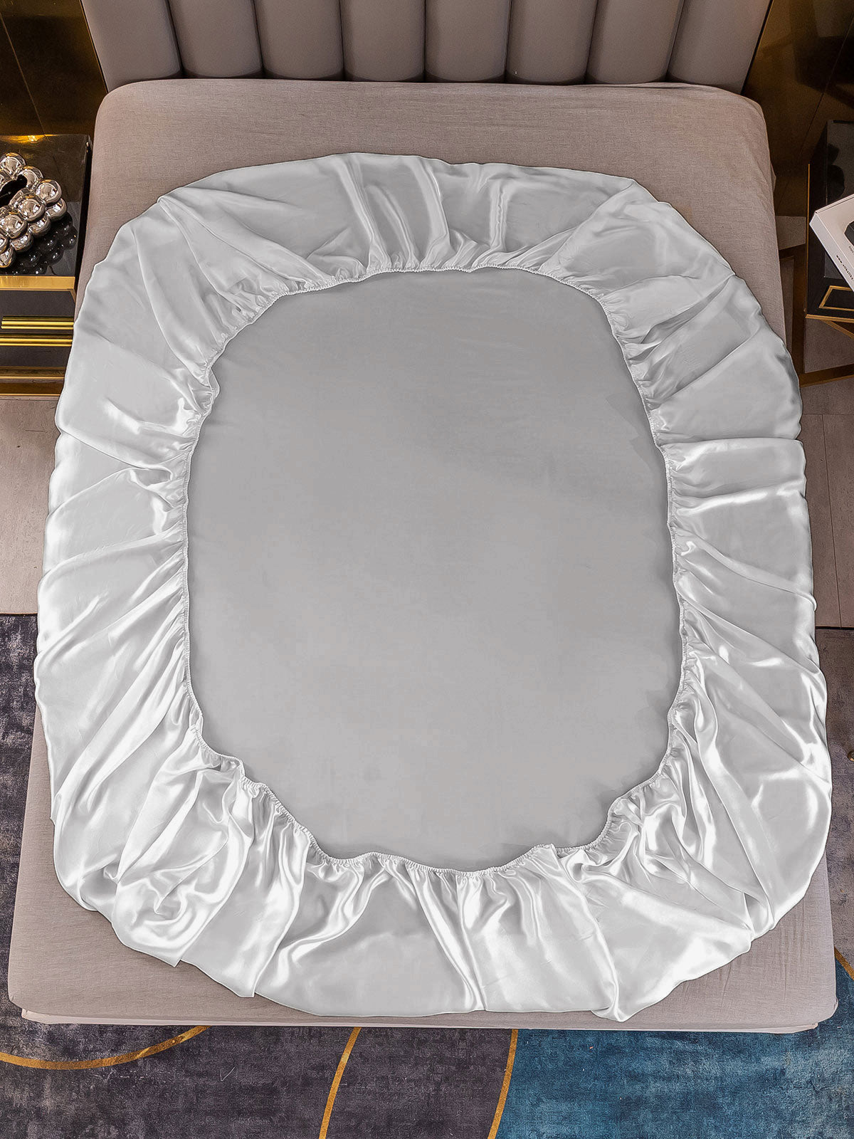 [Silver] SilkSilky 19Momme Pure Silk Sheet 003